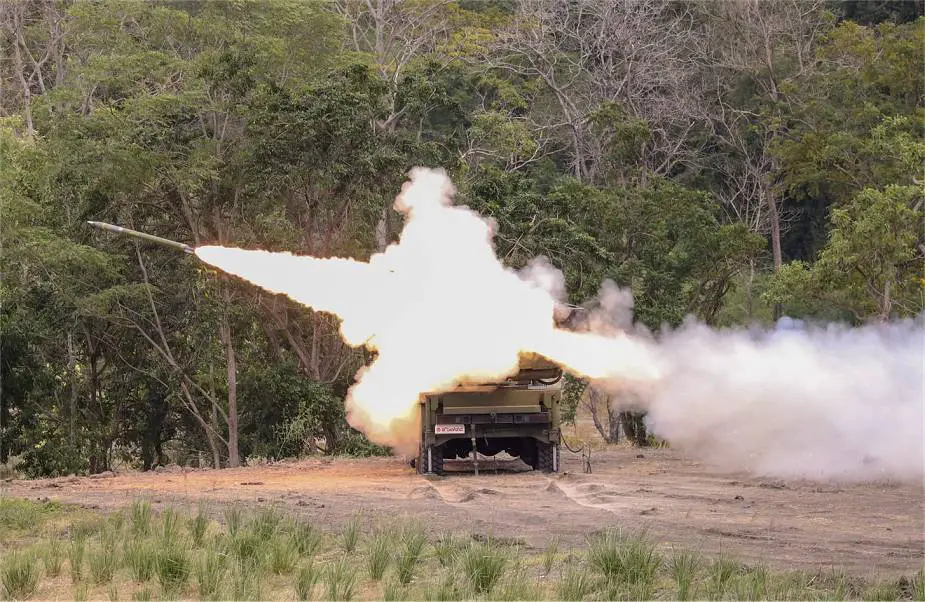 Royal Thai Army Successfully Test-fires First Indigenous DTI-2 122mm Rockets