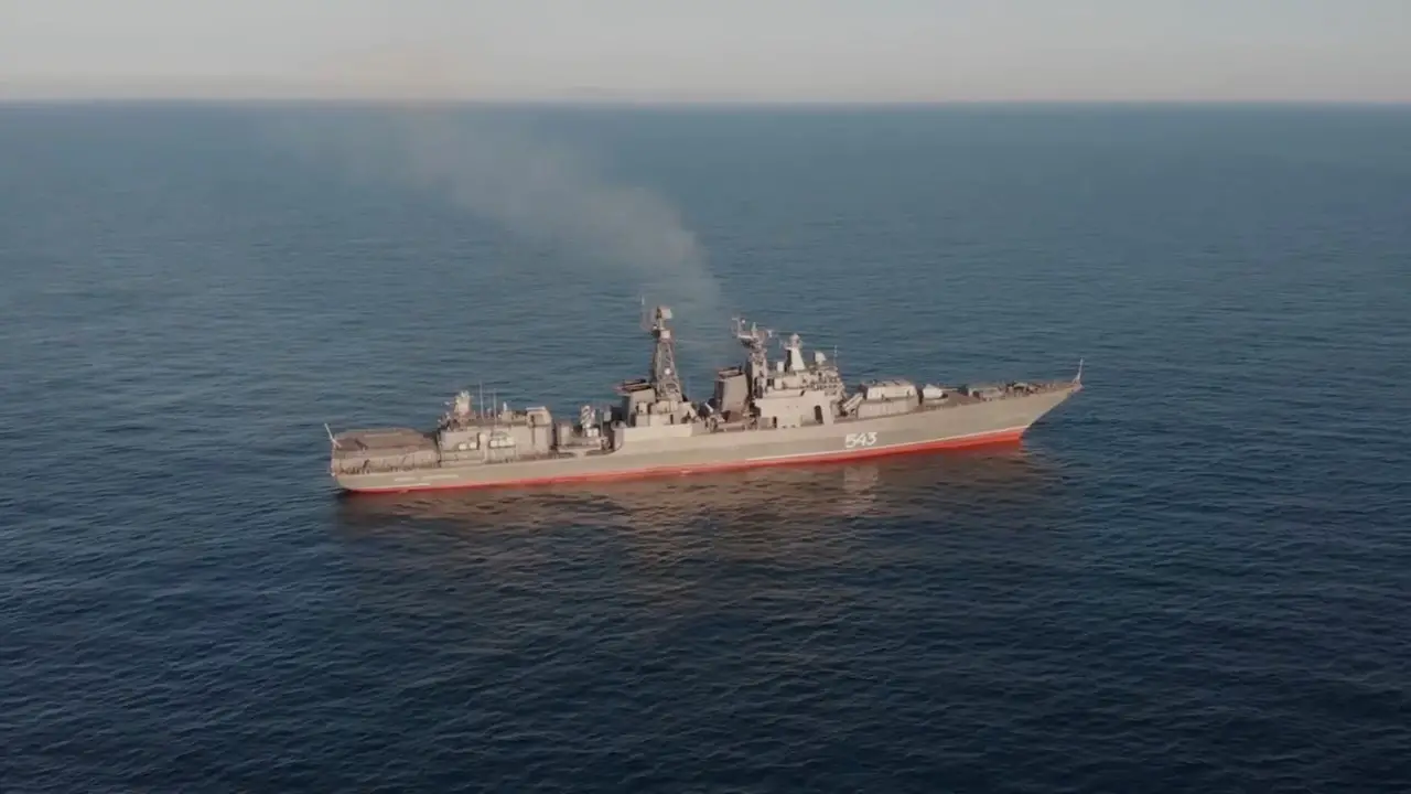  Russian Navy Marshal Shaposhnikov Project 1155M Frigate 