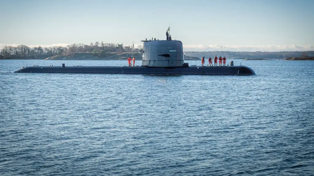 SAAB Delivers HMS Uppland Gotland-class Submarine to Swedish Navy