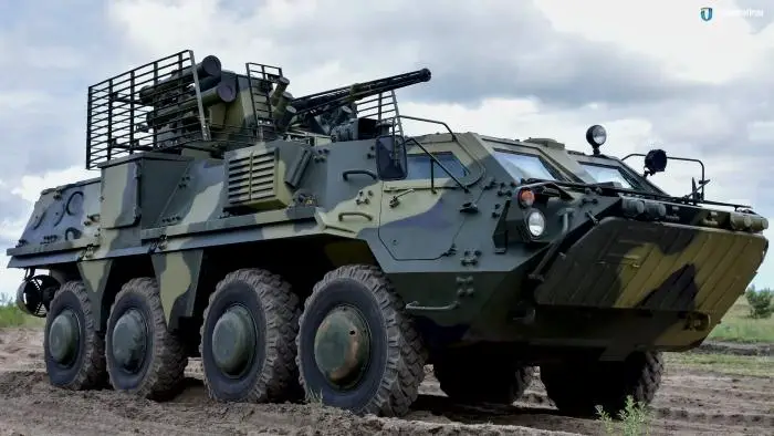 Ukrainian Ground Forces BTR-4E "Bucephalus" 8x8 Wheeled Infantry Fighting Vehicles
