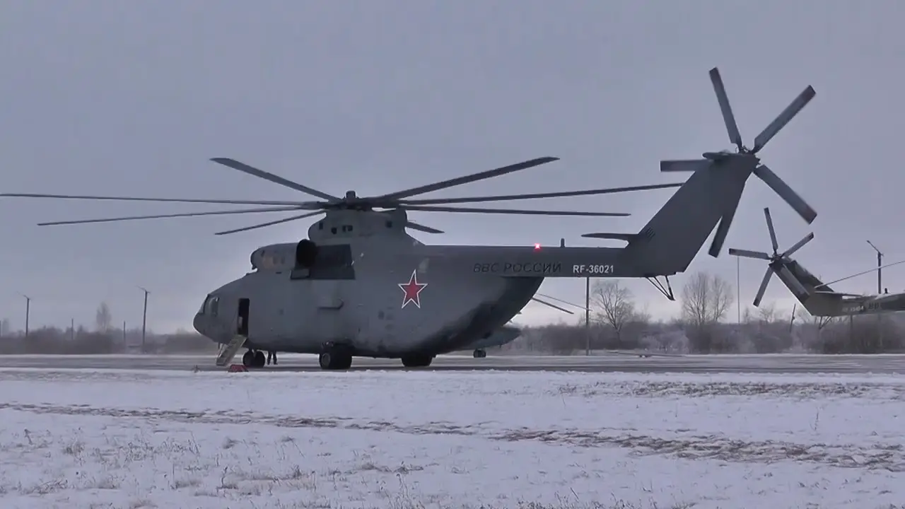 Urals Army Aviation Brigade Mi-26 Heavy Transport Helicopter