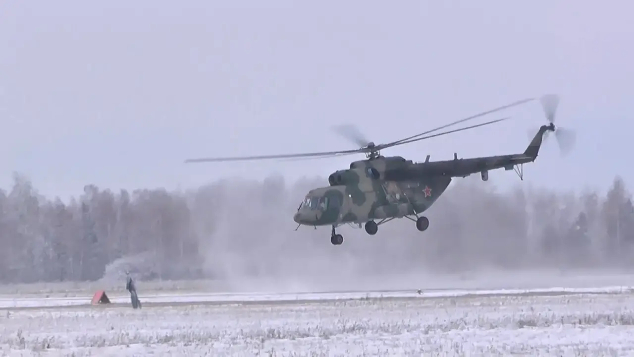 Urals Army Aviation Brigade Mi-8MTV5-1 armed transport helicopter