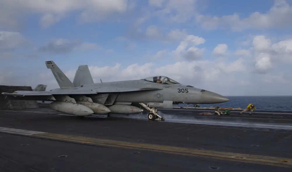 US Navy Nimitz Carrier Strike Group Supports Operation Octave Quartz