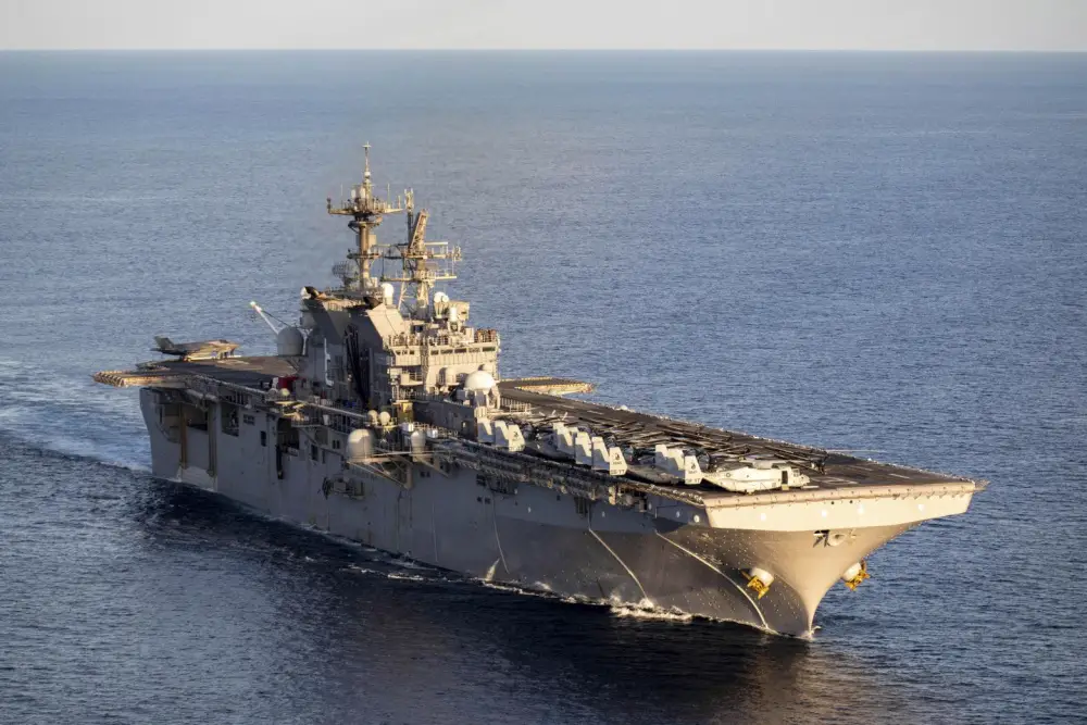 US Navy USS Makin Island Amphibious Ready Group Arrives off Somali Coast