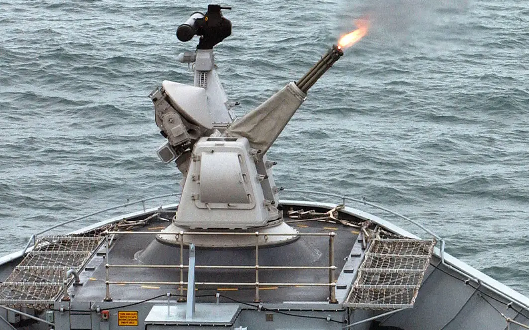 Goalkeeper close-in weapon system (CIWS)