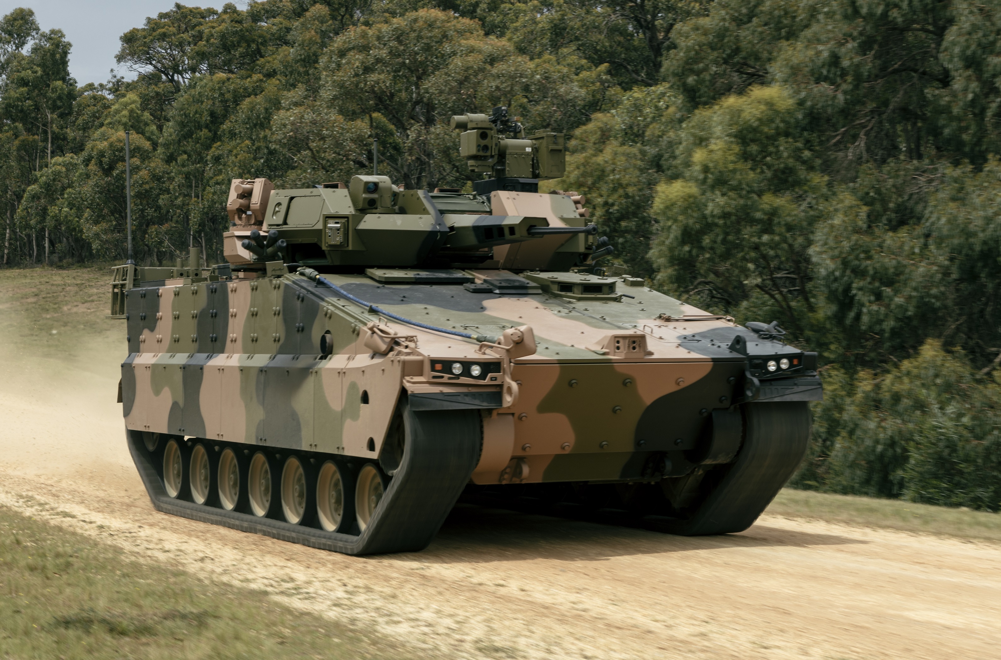 Hanwha Defense Fully Integrated Redback Infantry Fighting Vehicle in Australia