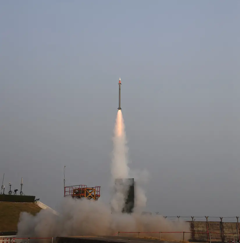 IAI Successfully Tests Medium-Range Surface-to-Air Missile (MRSAM) in India