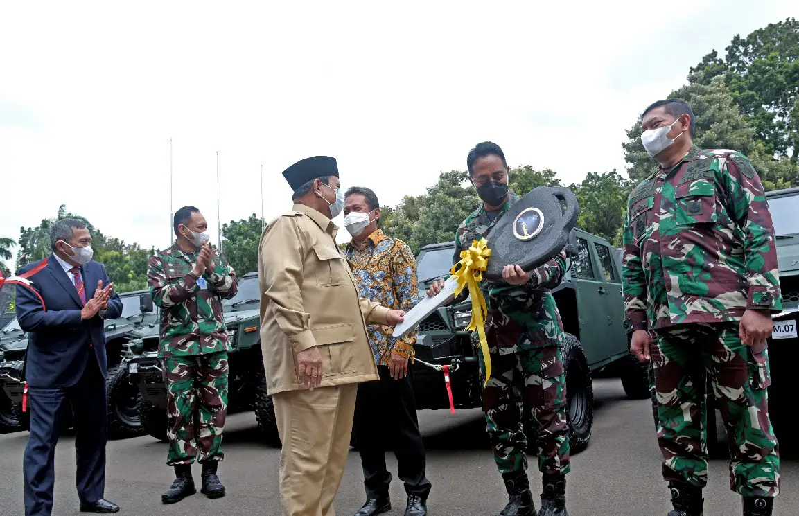 Indonesian Army Receives 40 Maung Light Tactical Vehicles