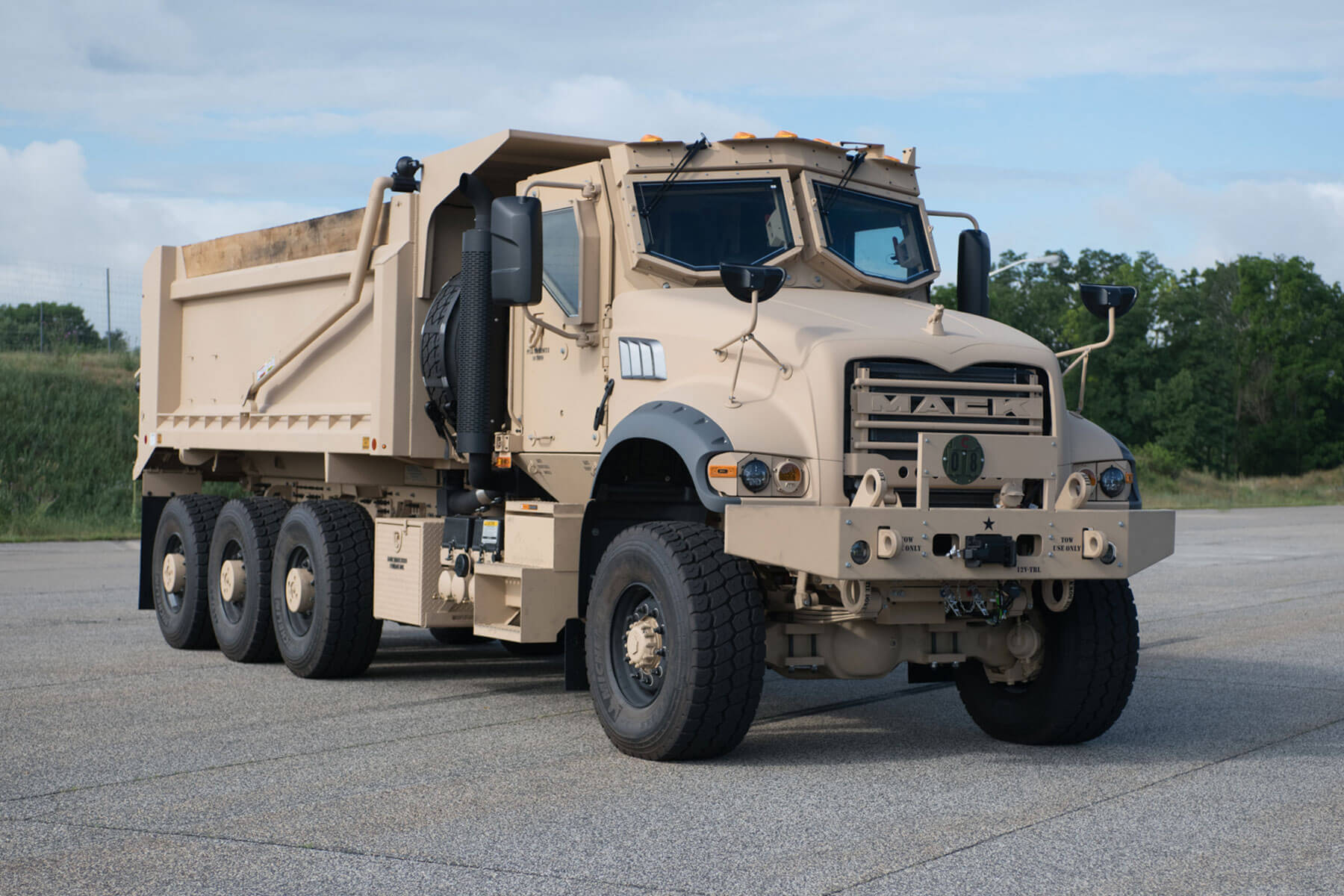 Mack Defense M917A3 non-armored Heavy Dump Trucks (HDT)