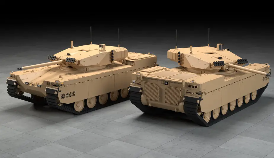 Milrem Robotics Rolls Out New Medium Class Type-X Robotic Combat Vehicle (RCV)