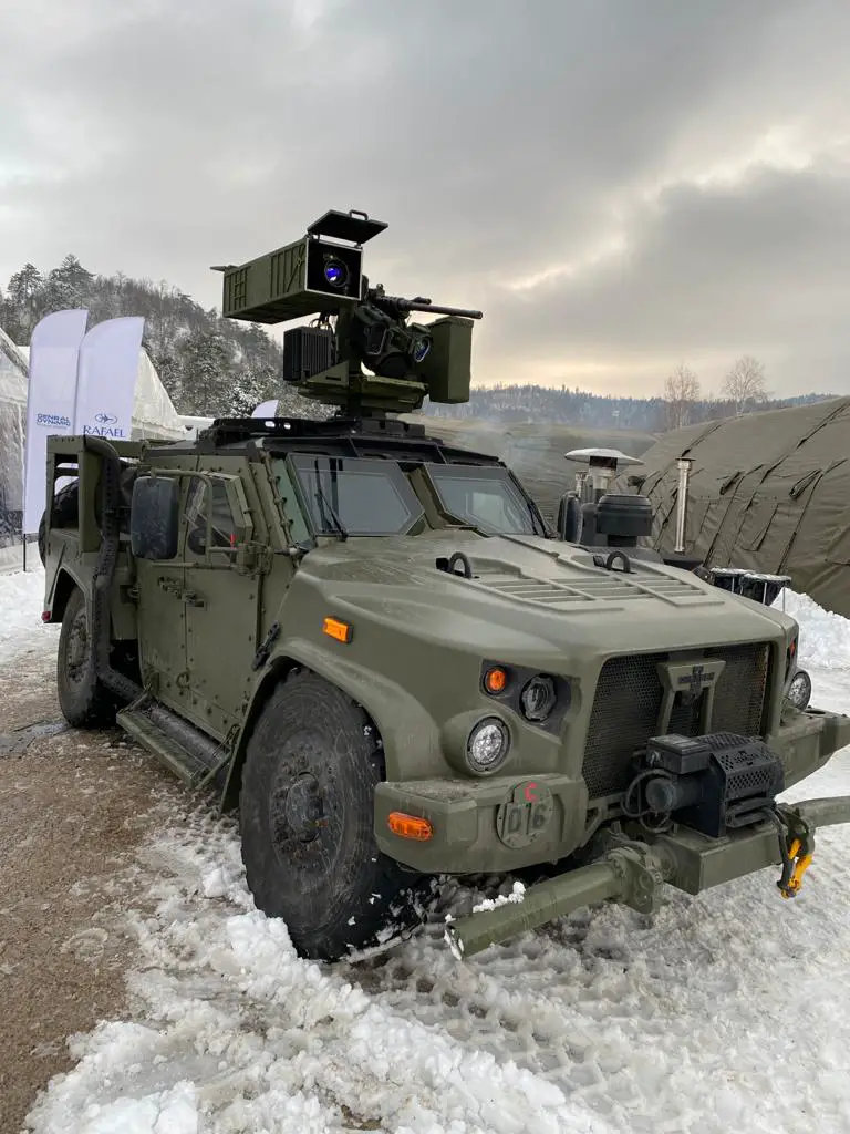Rafael’s SPIKE LR Missile Successfully Fired from Slovenian Armed Forces Oshkosh JLTV