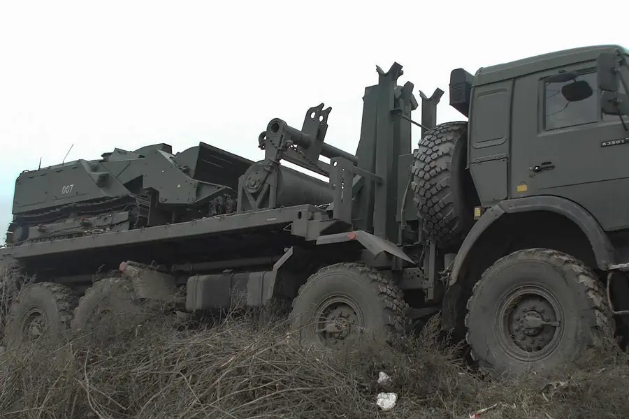 Russian Uran-6 Mine Clearing Robot Operationally Deployed in Nagorno-Karabakh