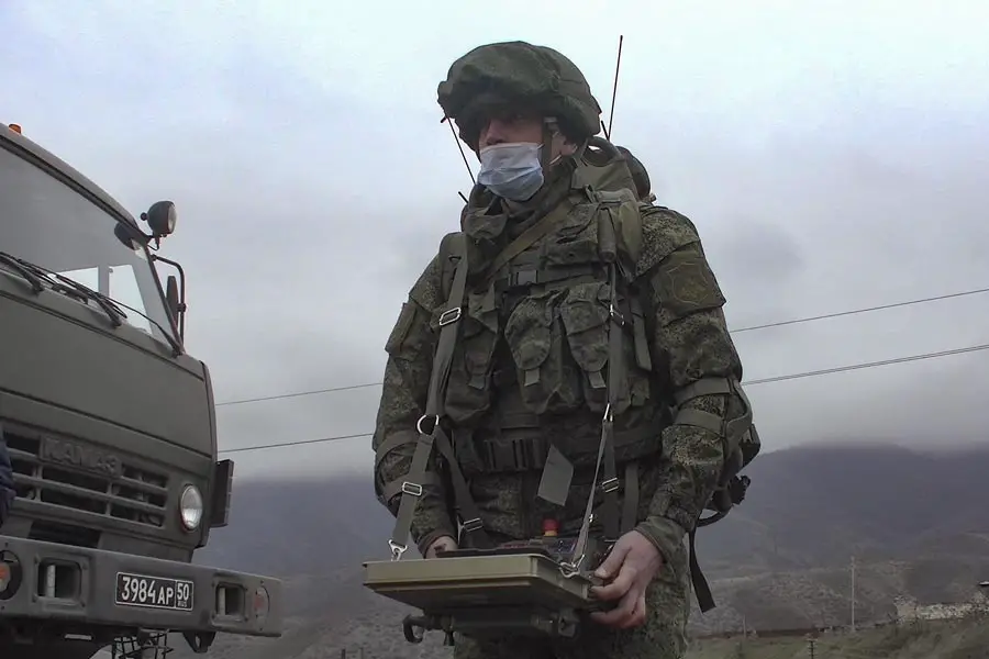Russian Uran-6 Mine Clearing Robot Operationally Deployed in Nagorno-Karabakh