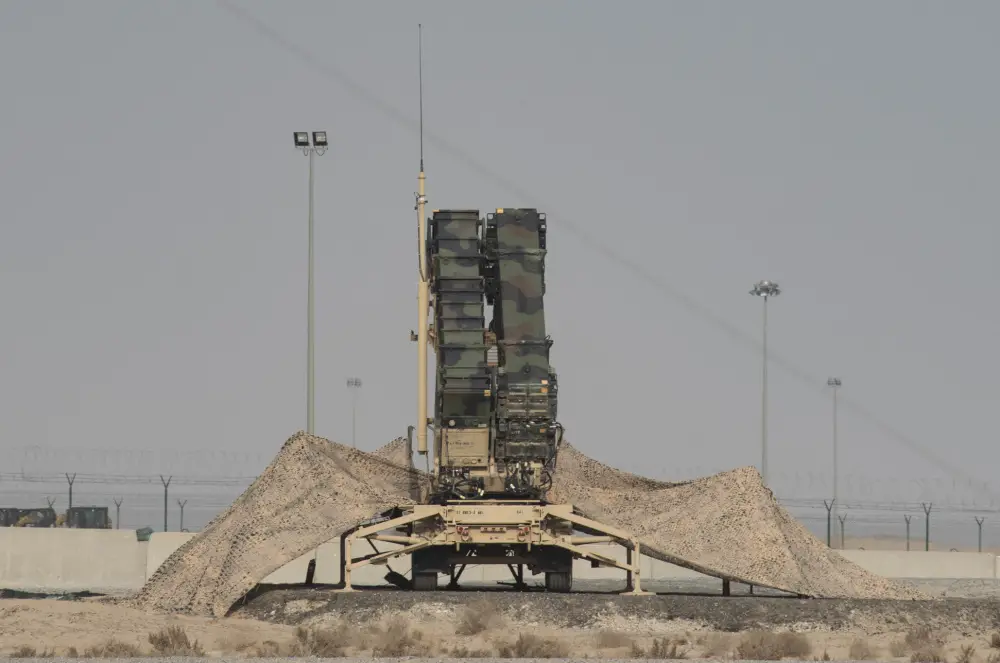 The Patriots defending Ali Al Salem Air Base, Kuwait