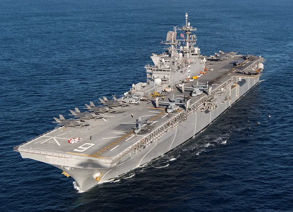 U.S. Navy amphibious assault ship USS America (LHA-6)