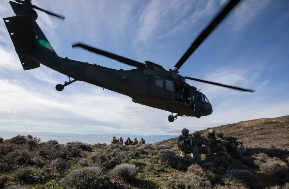 US Army Helicopters Conduct Unique Training with Hellenic Armed Forces