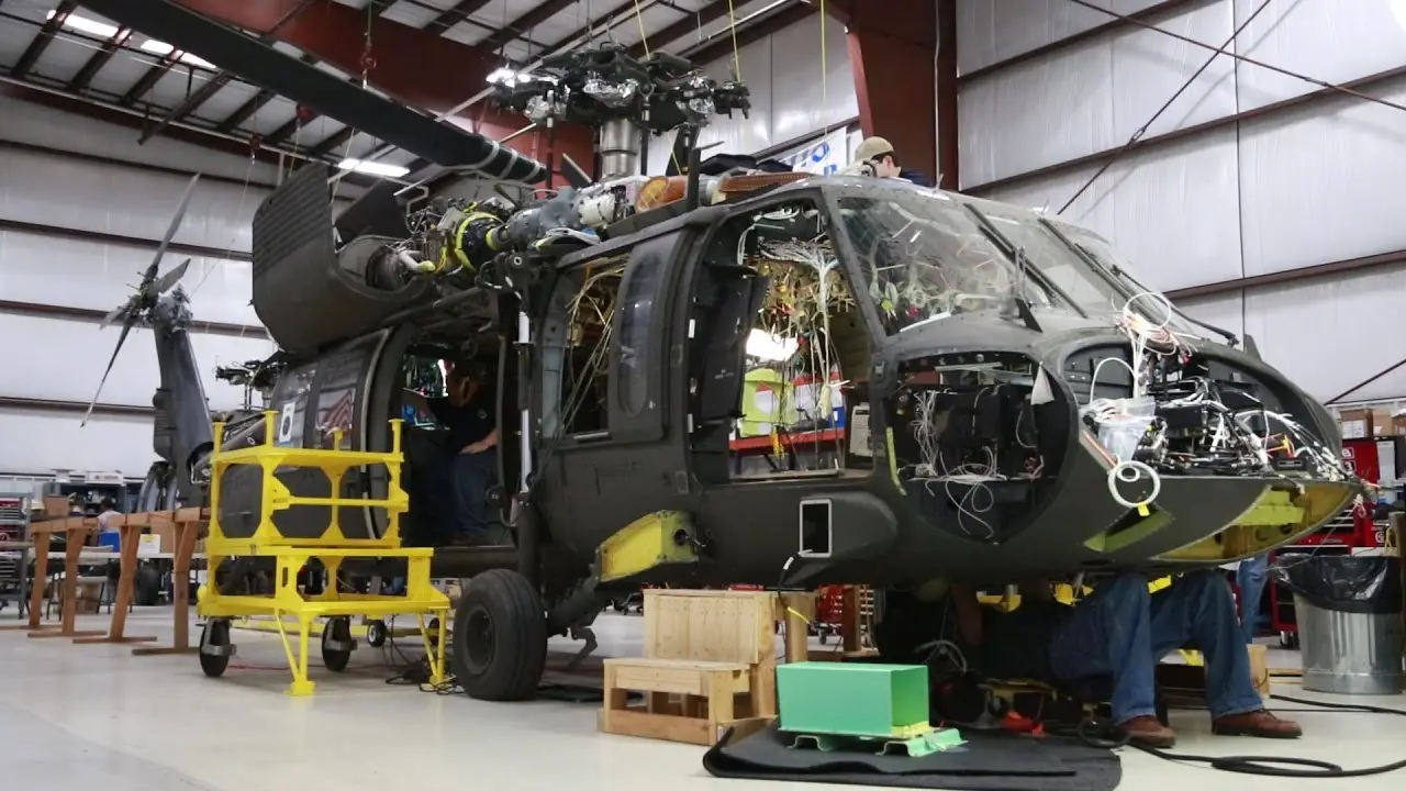 AMRDEC’s Prototype Integration Facility assisted the Utility Helicopter Project Management Office in developing and qualifying the UH-60V aircraft. The UH-60V features a digital cockpit that updates the legacy analog gauges. (Photo courtesy of U.S. Army)
