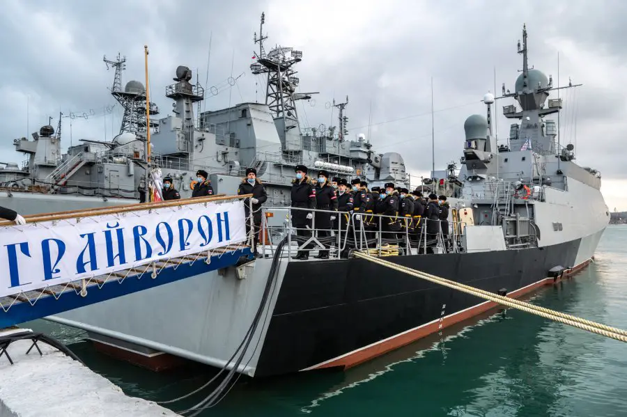 Russia's Black Sea Fleet Commissioned Buyan-M-Class Corvette Graivoron