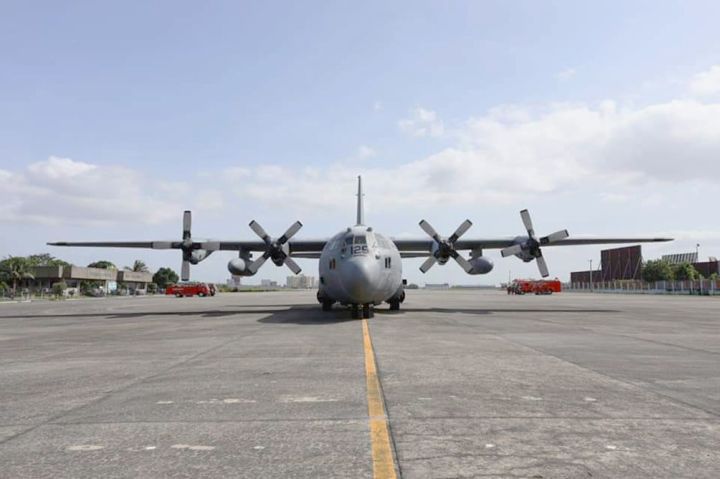 The airplane is the first of two C-130H aircraft granted to the Philippines by the US government through the US Defense Security Cooperation Agency. (Photo courtesy of the Air Force Public Affairs Office)