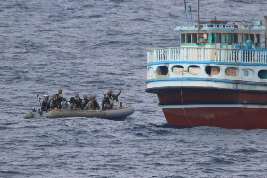 US Navy USS Philippine Sea Interdicts Over $2.8 Million of Heroin in North Arabian Sea