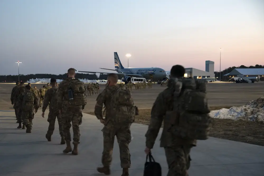 US Army 1-102nd Infantry Deploys to the Horn of Africa