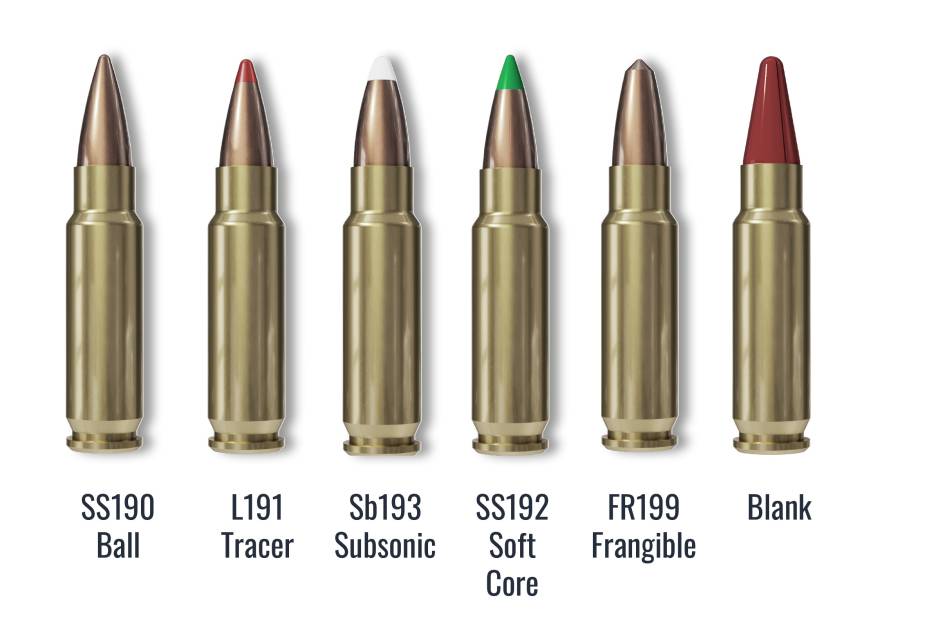 5.7x28mm NATO caliber in the FN ammunition range.