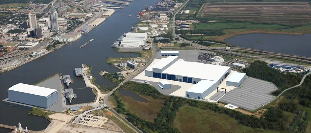 Austal USA Breaks Ground on New Steel Shipbuilding Facility in Mobile, Alabama