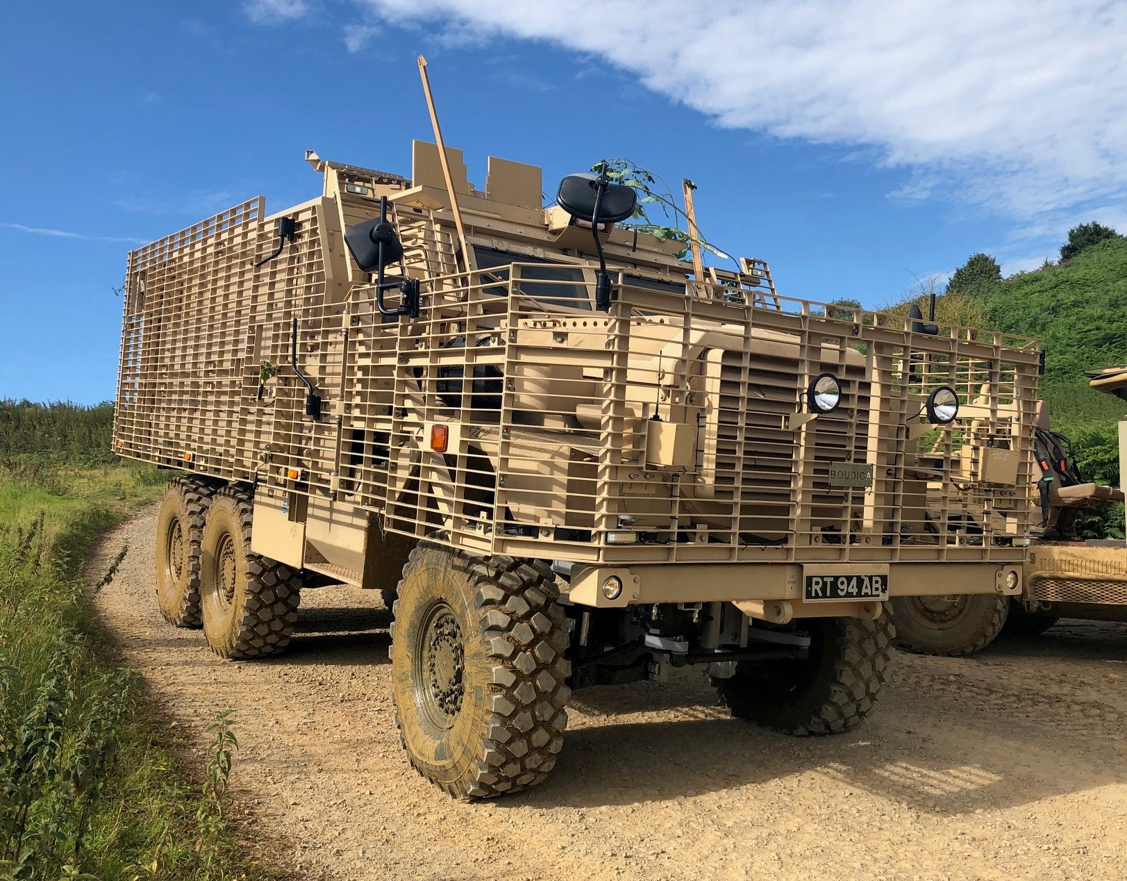 British Army Mastiff Armored Vehicle
