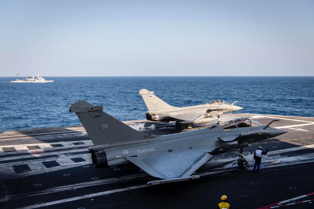 French Navy Aircraft Carrier Charles de Gaulle