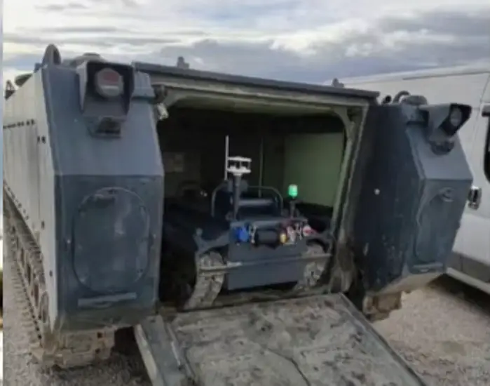  FNSS Tests Unmanned Armored Personnel Carrier Teaming with Drone
