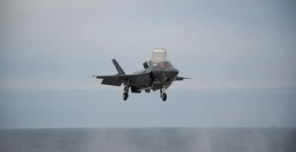 Italian Navy Aircraft Carrier ITS Cavour Started Sea Trials with US Marine Corps F-35B