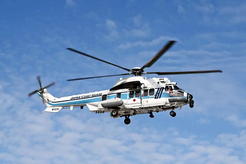 Japan Coast Guard H225 Super Puma Transport Helicopter