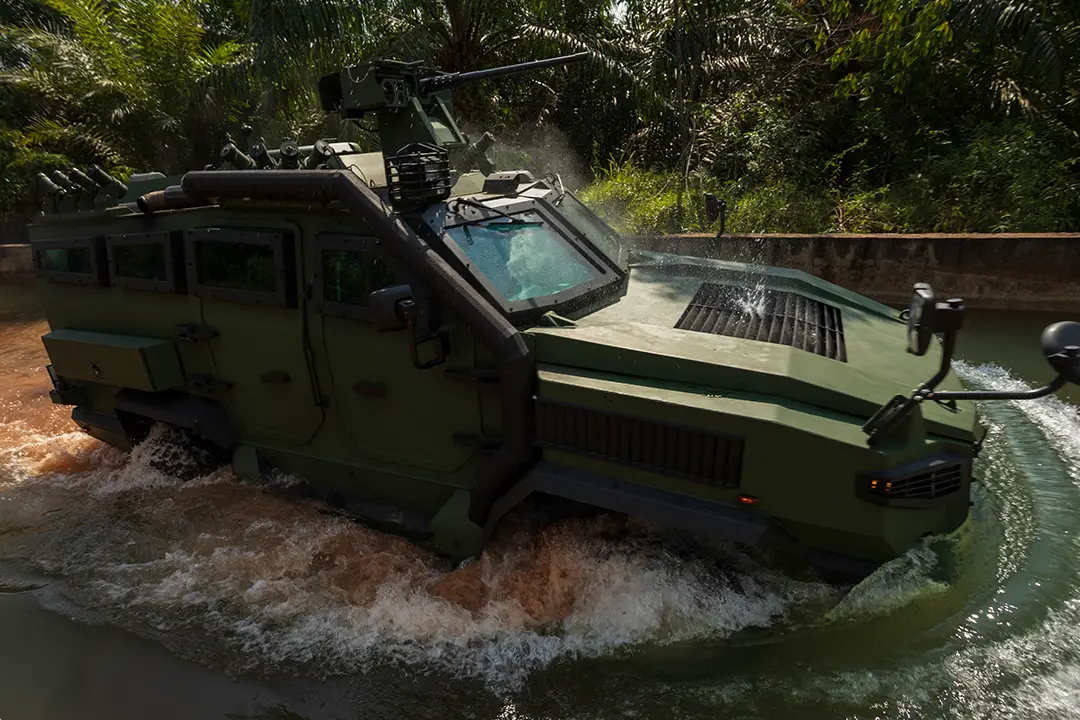 Malaysian Army and STRIDE Tests MILDEF 4X4 High Mobility Armoured Vehicle (HMAV)
