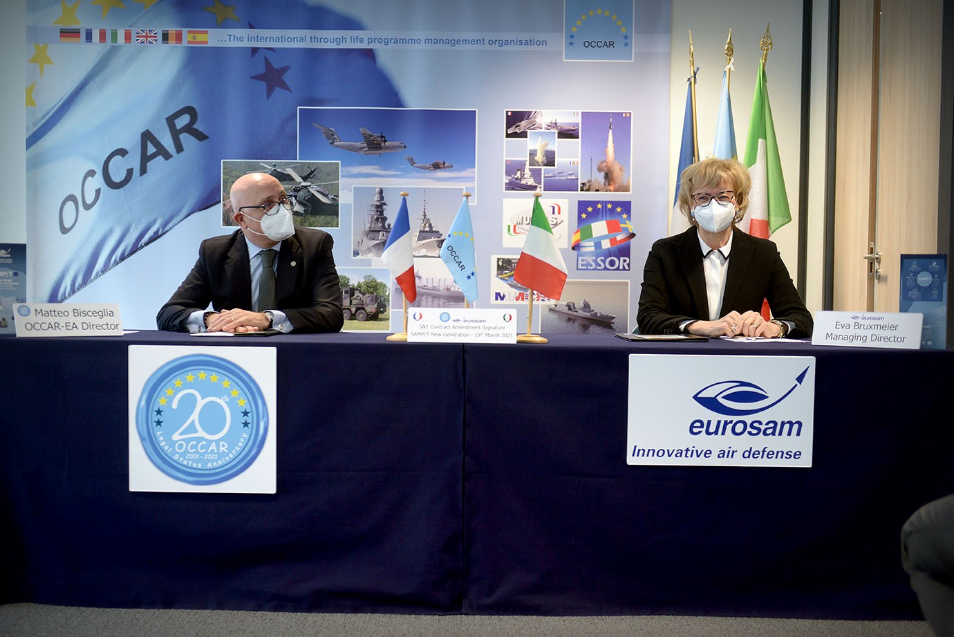 Eurosam SAMP/T Air Defence System (ADS) contract signing