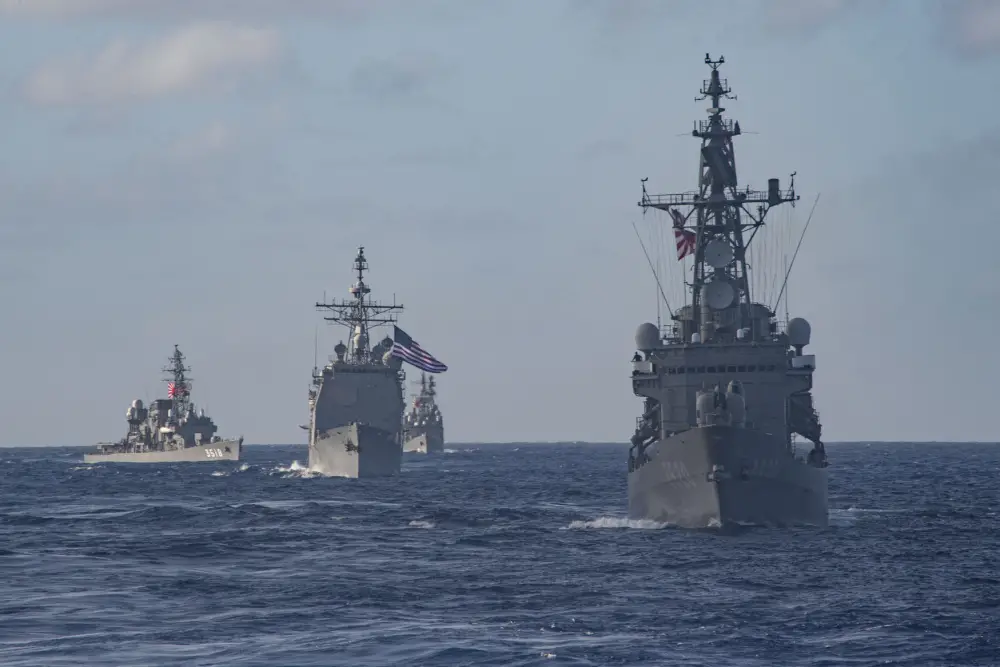 Theodore Roosevelt Carrier Strike Group Conducts Bilateral Exercise with Japan Maritime Self-Defense Force