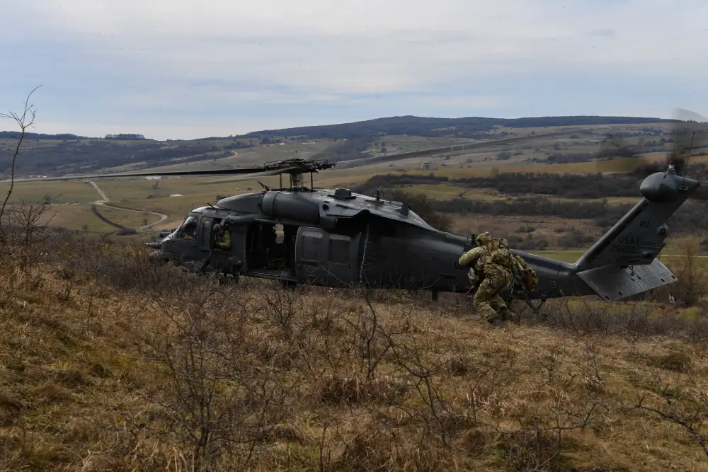US Air Force 31st Operations Group Conducts joint Operation Porcupine Exercise