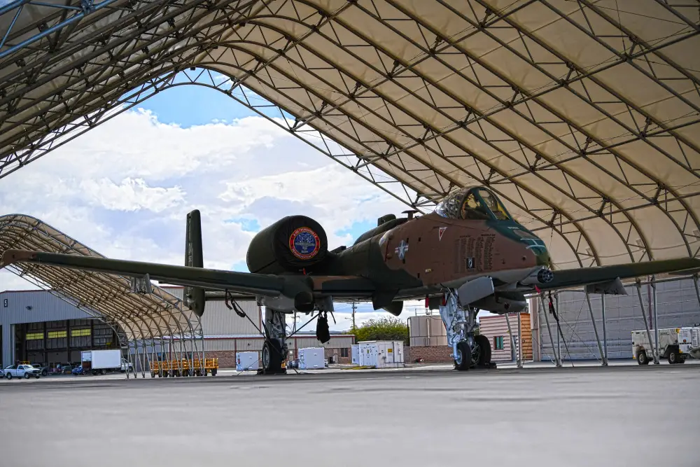 US Air Force A-10 Thunderbolt Demo Team Debuts Camouflage Color Scheme at Naval Air Facility El Centro