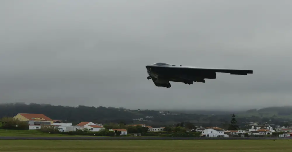 US Air Force B-2 Spirit Stealth Bombers Integrates with NATO Ally at Lajes Field, Portugal