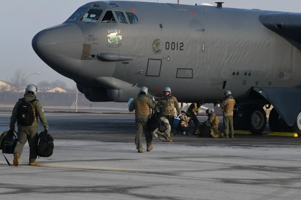 US Air Force Bomber Task Force Mission to Middle East