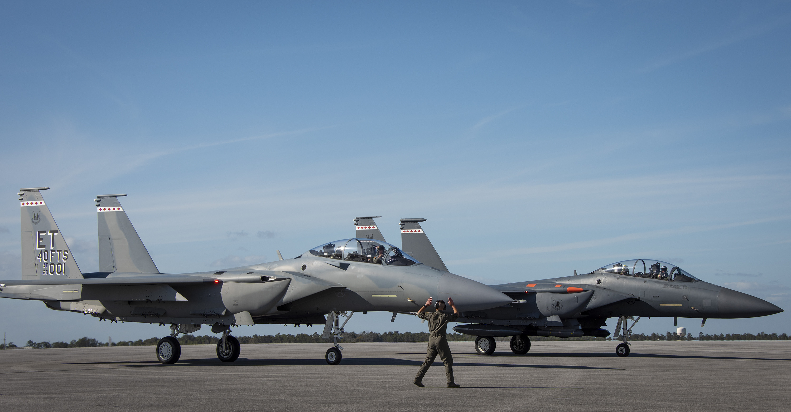 US Air Force's First Boeing F-15EX Fighter Arrives at Eglin Air Force Base