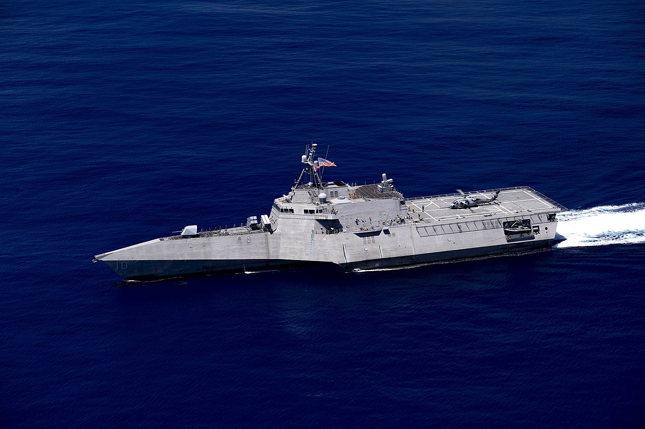 USS Gabrielle Giffords in the Philippine Sea, 1 October 2019