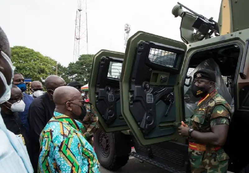 Ghana Armed Force Received Otokar Cobra 2 4x4 Armored Vehicles