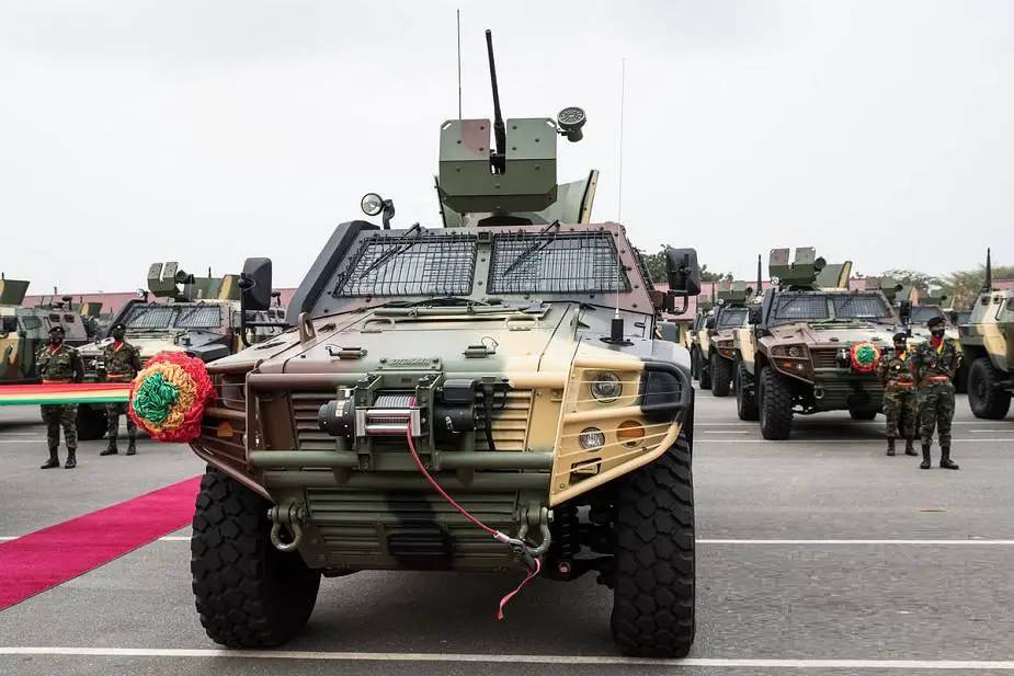 Ghana Armed Force Received Otokar Cobra 2 4x4 Armored Vehicles