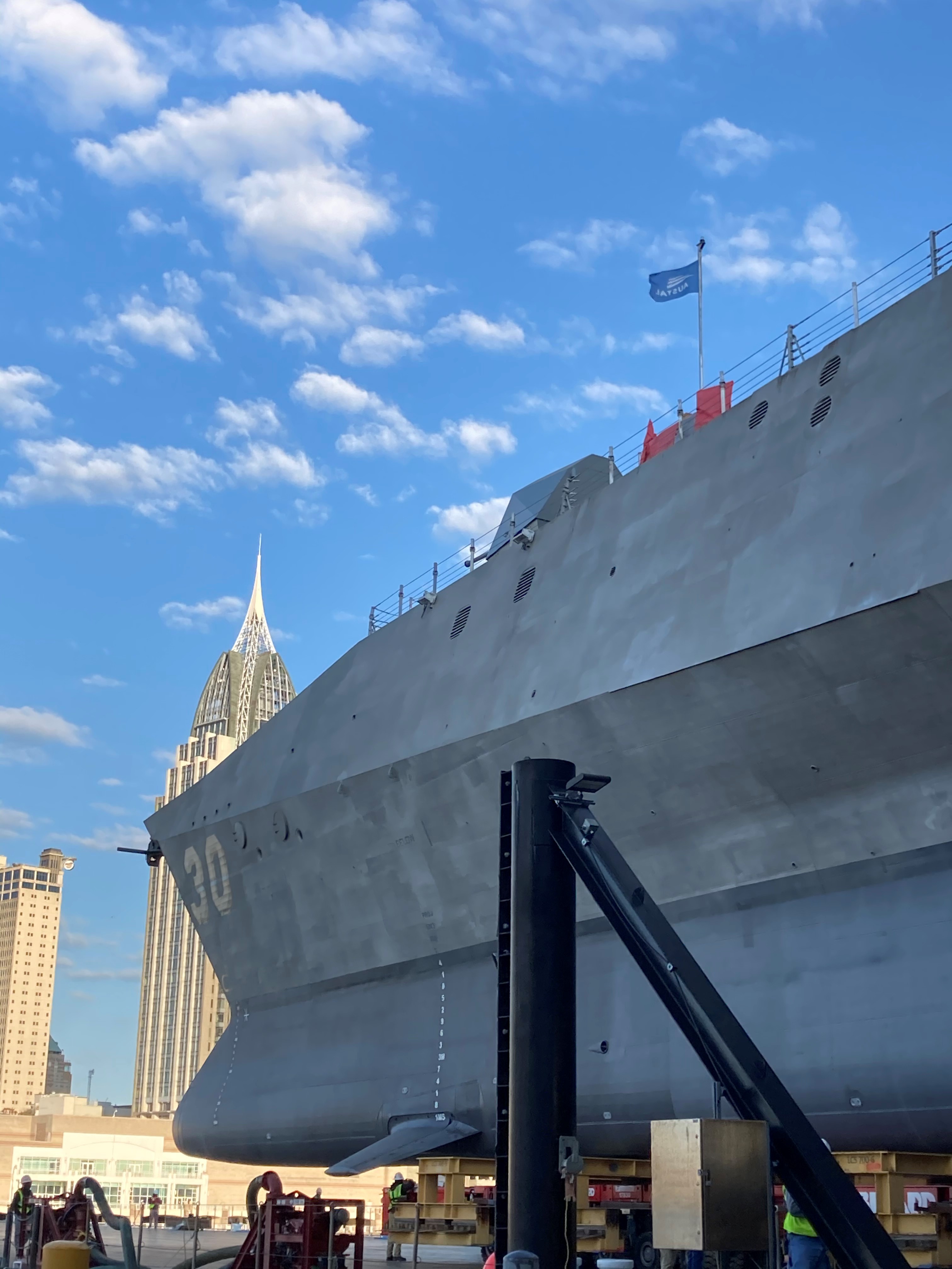Austal USA Launches Future USS Canberra (LCS 30) for US Navy