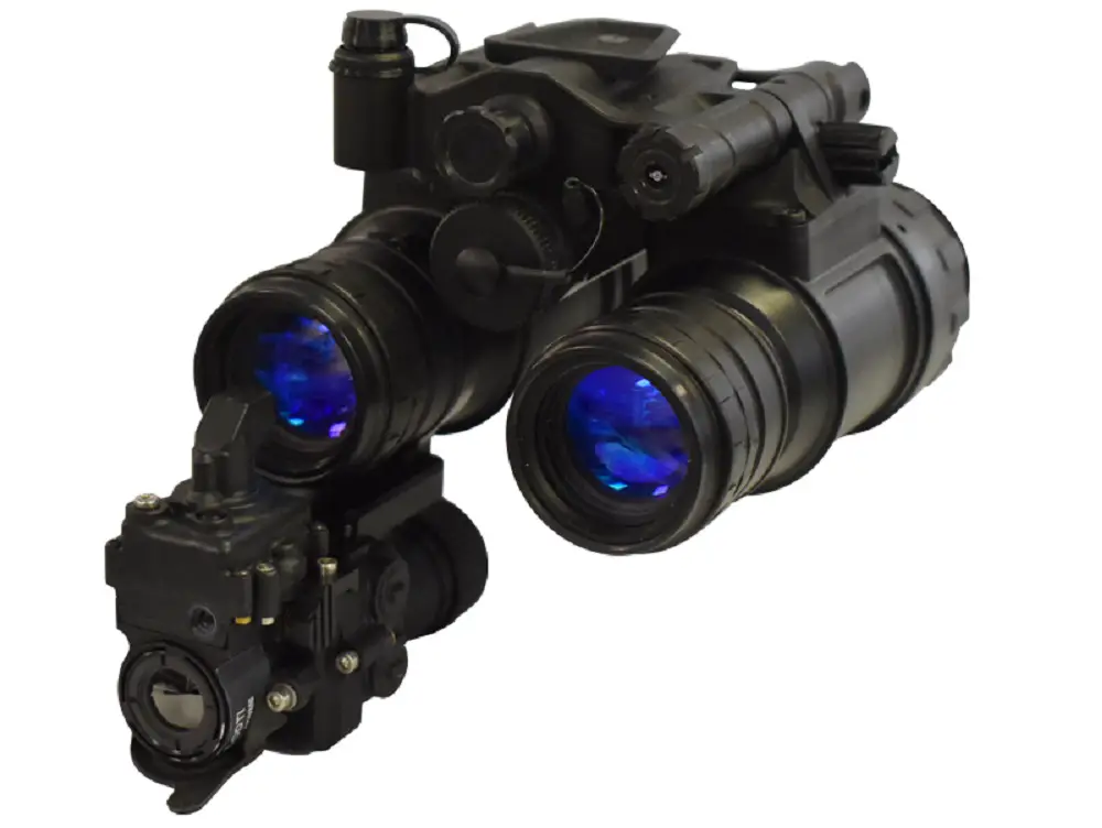 Elbit Systems of America Squad Binocular Night Vision Goggle (SBNVG) enhances warfighter performance and agility with capabilities for overlayed image intensified and infrared imagery.