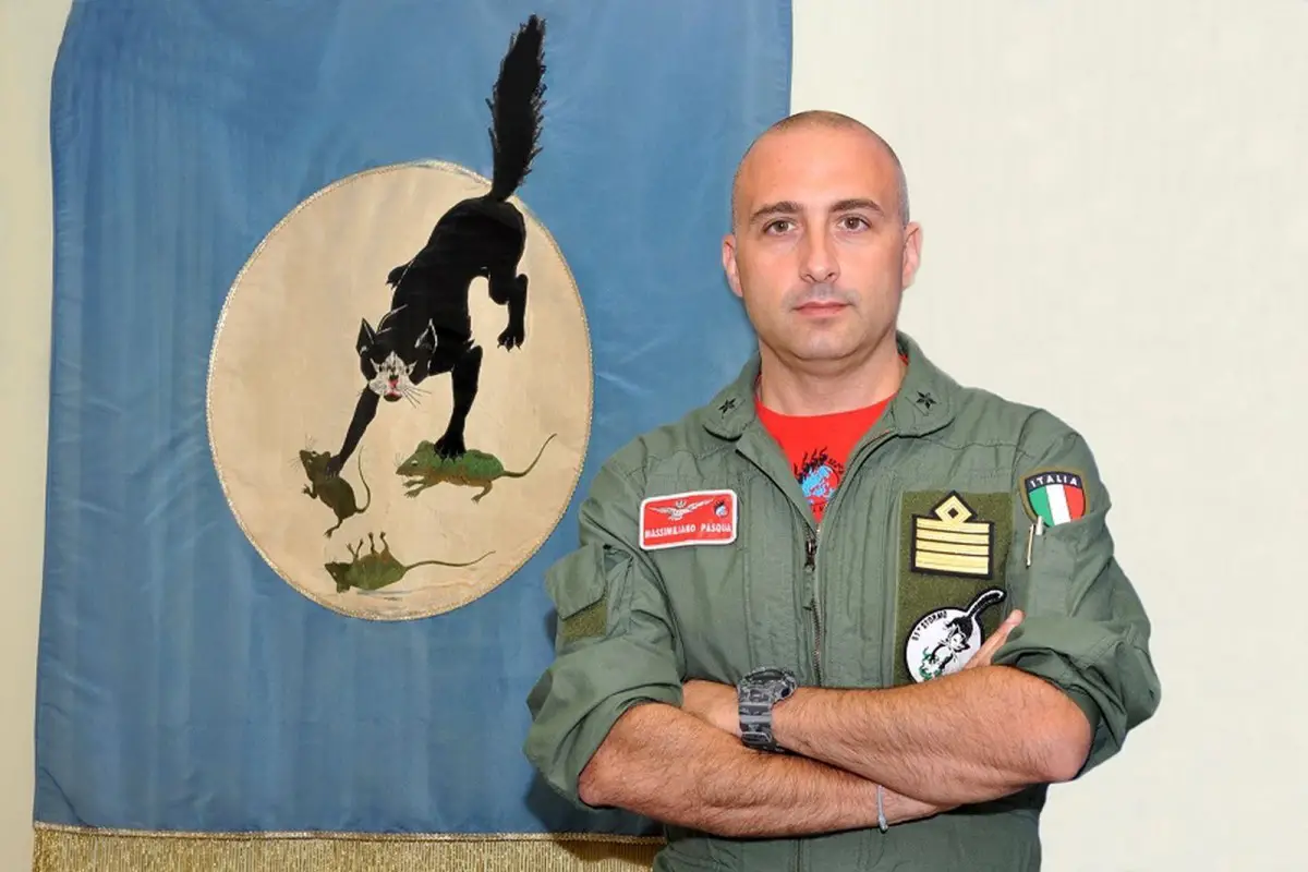 Colonel Massimiliano Pasqua, Commander of the 51Â° Stormo