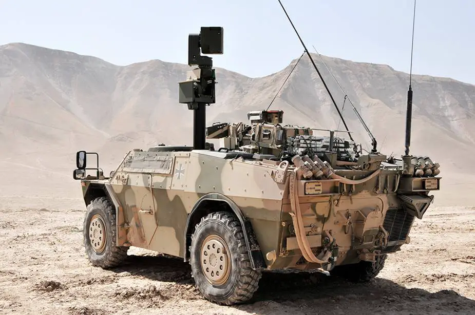 The BAA II sight system deployed on the German Army's Joint Fire Support Teams (JFST) Fenneks in Afghanistan.