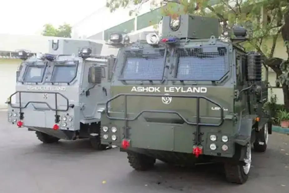 Indian Air Force Receives Light Bullet Proof Vehicles (LBPV) from Ashok Leyland