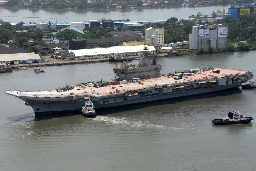 Future Indian Aircraft Carrier INS Vikrant