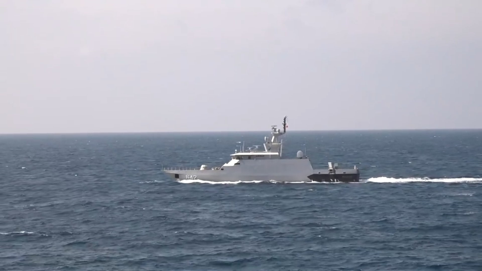 Indonesian Navy Clurit-class Fast Missile Craft In Sinking Exercise